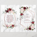 Search for booklet wedding programs Floral