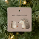 Search for cute hedgehog christmas tree decorations Animals