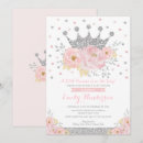 Search for crown baby shower invitations Glitter
