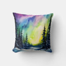 Search for northern lights cushions Watercolor
