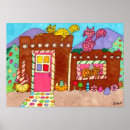 Search for christmas gingerbread house art Whimsical