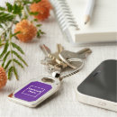 Search for purple key rings Company