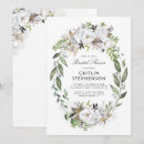 Search for floral wreath bridal shower invitations Greenery