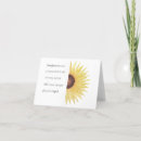 Search for watercolor flower note cards Sunflower