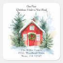 Search for new house stickers Watercolor