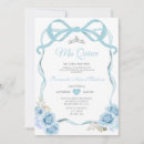 Search for baby blue sweet 16 invitations Modern