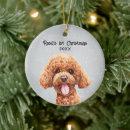 Search for poodle christmas tree decorations Pets