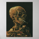 Search for skull with burning art Cigarette