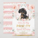 Search for pink and gold invitations For kids