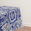 Search for blue white floral pattern tablecloths Summer