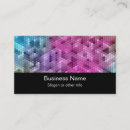 Search for mosaic business cards Geometric