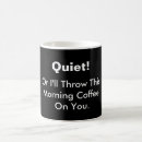 Search for shhh coffee mugs Quiet