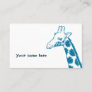 Search for giraffe pattern business cards Cute