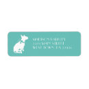 Search for bull terrier dog return address labels Puppy