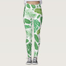 Search for green leaf pattern leggings Tropical