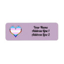 Search for transgender return address labels Rainbow