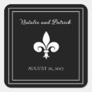 Search for fleur de lis wedding stickers Parisian