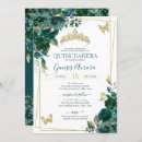 Search for jade green birthday invitations Gold
