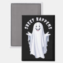 Search for halloween rectangular magnets Pun