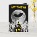 Search for haunted halloween cards Bat