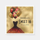 Search for 16th birthday napkins Glitter