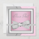 Search for silver baby shower invitations Princess