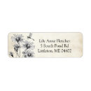 Search for parchment return address labels Vintage