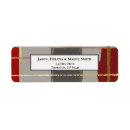 Search for brushstroke return address labels Gold brushstrokes