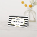 Search for black and gold place cards Glitter