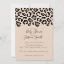 Search for cheetah print baby shower invitations Leopard