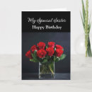 Search for to my sister birthday cards Flowers