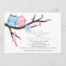 Search for pink owl baby shower invitations Modern