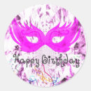 Search for masquerade mask stickers Birthday