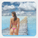 Search for bikini girl stickers Beach