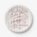 Search for cutie pie plates Pumpkin pie baby shower