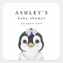 Search for winter penguin stickers Baby shower