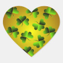Search for shamrock heart stickers St patrick's day