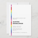 Search for coming out party invitations Rainbow