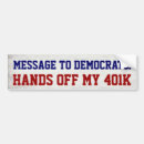 Search for hands off bumper stickers Politics
