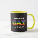 Search for rainbow flag coffee mugs Typography