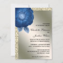 Search for royal blue and silver wedding invitations Vintage
