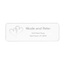 Search for silver hearts return address labels Grey