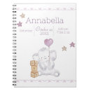 Search for elephant notebooks Baby girl