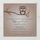 Search for orange owl invitations Bird