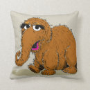 Search for snuffleupagus cushions Brown monster sesame st