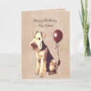 Search for vintage dog birthday cards Terrier