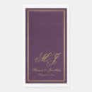 Search for plum wedding napkins Gold
