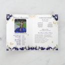 Search for order of service programs Navy blue