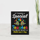 Search for special education teacher cards Awareness