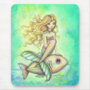 Search for green fish mousepads Cute